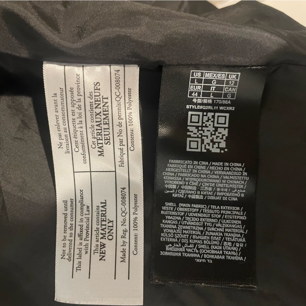 GUESS black puffer/bomber jacket - Picture 5 of 5